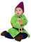 Dodici Costume Brontolo Neonato Carnevale Costume Cucciolo Neonato Sette Nani Costume di Carnevale (Cucciolo, 7/9 Mesi)