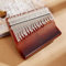 Kalimba Instrument 34 Tasten Holz Tragbar Komfortabler Griff, Daumenklavier Anfänger Musikliebhaber Fingerklavier Mit Noten Stimmungshämmer, Musikführer(Brown B)