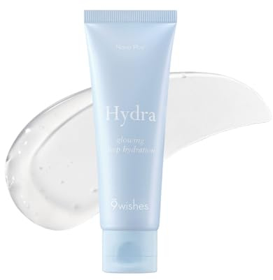 9 wishes Hydra Plus + Face, Neck Moisturising Cream - 50ml - Deep Hydration Skincare Long-lasting Moisturizer for up to 72 hours, Premium Korean Skincare