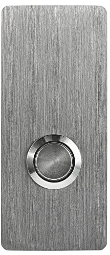 Modern Stainless Hardware R-Serie Designer-Türklingeln aus Edelstahl (Schiefer)