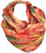 JameStyle26 Farbverlauf Seide Sommer Loop Verlauf Regenbogen Rainbow Silk Uni Rundschal Schlauchschal Stola Schal leicht (Rot)