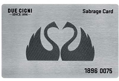 DUE CIGNI Sabrage Card Champagner/Sektkühler