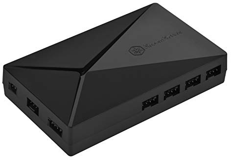 SilverStone SST-LSB02-E - a Multifunction Addressable RGB Control Box with Remote. Control addressable RGB LEDs, Fan Speed, Temperature Detection and romotely turning on/off PC Computer.