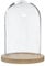 ATMOSPHERA CREATEUR D'INTERIEUR - Cloche in vetro e legno H26cm