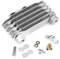 Aramox Radiateur d'huile de Refroidisseur d'huile, Remplacement Universel de radiateur de Refroidissement de Refroidisseur d'huile Moteur de 5 rangées pour