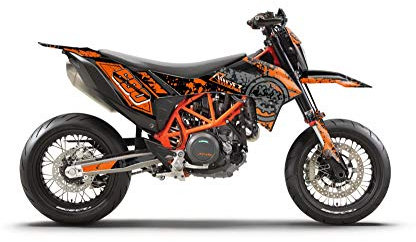 ARider Dekor für KTM 690 SMC-R 2019-2021 Smiley Edition (Orange)