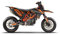 ARider Dekor für KTM 690 SMC-R 2019-2021 Smiley Edition (Orange)