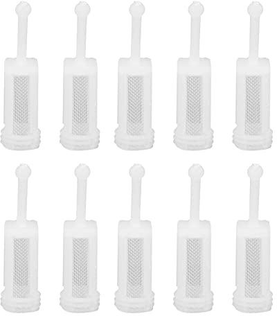 Garosa 10 Pcs Universal Gravity Spray Gun Filters HVLP Filters Nylon Fine Mesh for Paint Sprayers,Paint coating and wall treatment