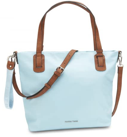 MARCO TOZZI Damen 2-2-61028-28 Handtasche, LT.Blue Comb