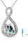 Infinity Schmetterling Urn Halsketten für Asche 925 Sterling Silber Feuerbestattung Schmetterling Schmuck für Frauen Herz Urne Du bist immer in meinem Herzen
