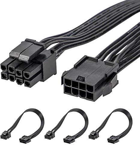 3 pacchetti EPS12V CPU 8 pin femmina a CPU ATX 8pin (4+4) cavo di alimentazione EPS 12V per scheda madre