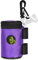 Spender für Hundekotbeutel Dispenser, Dog Poop Bag Dispenser Holder, Hundekotbeutelhalter, Kotbeutelspender, Leinenspender für Hundekotbeutel, Haustierhundekotbeutelspender, Runde, Violett