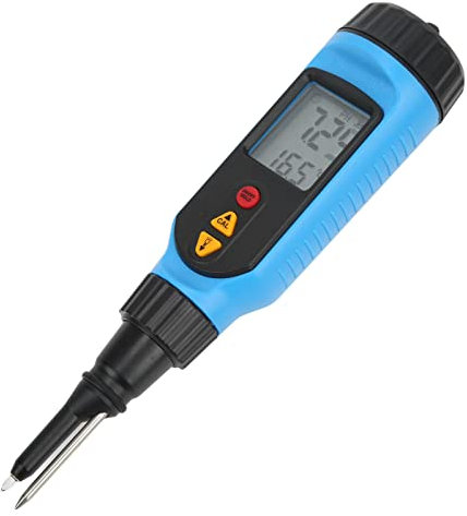 TDS-Meter-Tester, digitales PH-Meter ±0,05 PH Hochpräziser Wasserqualitätstester ABS Hochgenauer tragbarer PH-Tester-Stift mit LCD-Display für Brot, Fleisch, Obst