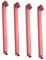 4PCS Tischbeine - Tischbein Metall, Tischbeine Aus Metall, 71,1 Cm F-Form, Eisen-Tischbeine, Schwere Möbel-Schreibtischbeine, Für DIY-Couchtischmöbel, Schreibtischbeine, Mit Bodenschutz ( Color : Pink