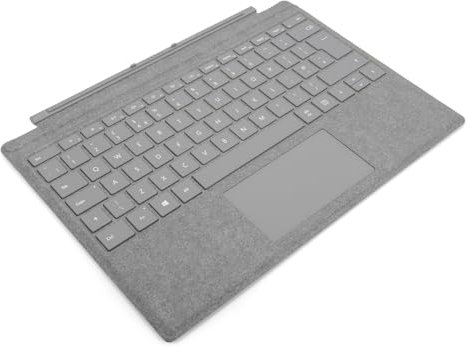 Microsoft Surface Pro Type Cover (for Surface Pro 4-7) (QWERTY English) Platinum (Renewed)