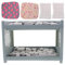 iplusmile Hamster House 2 Tiers - Meerschweinchen-Bett Etagenbett-Zubehör Hamster-Zubehör Hasen-Zubehör Abnehmbares Hamsterbett Haushalts-Hasenbett Doppellagiges Chinchilla-Bett, Farben sind zufällig