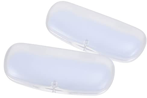 GALPADA Klarer Brillenetui 2 Stück Boxen Brillenetui Wasserdichtes Etui Tragbare Aufbewahrungsbox Transparente Organizer-Box Brillenetui Brillenetui Hartes Mattiertes Brillenetui Brillenhalter