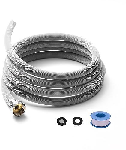 Dehumidifier Hose for Drainage 3/4 FHT, with Premium Brass Connectors (10FT)