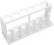 25mm Plastic In-Line Test Tube Rack with Drying Pins,6 Holes & 6 Column Detachable Test Tube Holder Storage Stand Laboratory Supplies for Scientific Experiments,Plant Reproduction