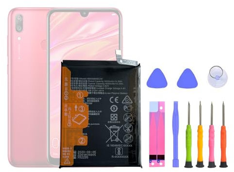 HIGHAKKU Batteria di ricambio HB406689ECW compatibile con Hua-Wei Y7 2019 / Y9 2019 / Honor 8C con strumenti