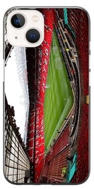 Man U Football Stadium Hard Silicone Rubber Phone Case Cover for iPhone (select phone model in order details) (iPhone 13)