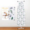 Lvjkes Bügelbrettbezug, Easy Fit Bügeltischbezug, Elastischer Bügeltischbezug, Waschmaschinenfest, Extra großer Bügeltischbezug mit 100% Baumwolle, Grüne Blätter, 135 x 52 cm