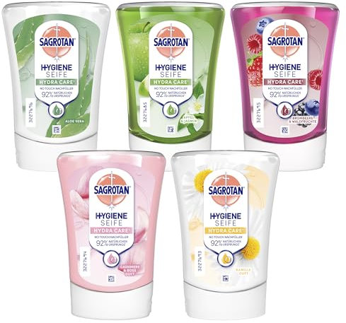 Sagrotan No-Touch Nachfüller - Mix-Set - 5 x 250 ml