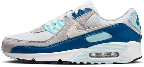 Nike Sneaker Air Max 90, Pure Platinum/White-Glacier Blue, FN6958-001, 47.5 EU (M 13 US)