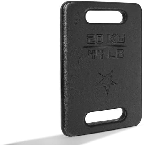Yes4All Cast Iron Ruck Weight for Backpacks – Multiple Sizes Gym Equipment for Rucking, Swings, Squats, Strength Training, and Home Exercises