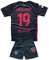 Lamine Yamal Maillot pour enfant #19 - Ensemble complet de football Barca avec maillot, short, chaussettes, protège-tibias et accessoires - Maillot Barcelone pour enfants, entraînement et loisirs