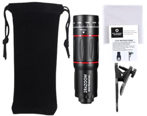 Handy-Zoomobjektiv Tragbares Multifunktions-Smartphone-Objektiv | Fotografie Handy-Kamera-Zubehör für Reisen, Outdoor, Wildtiere, Sport, Konzerte, Landschaften, Wandern, entfernte