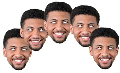 Personalisierte Foto-Gesichtsmasken für Junggesellinnenabschied, Geburtstagsparty, gebrauchsfertig