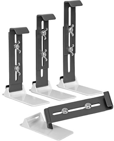 Genérico Soportes para Jardineras de Ventana | Soportes Ajustables para Maceteros,Soportes con Soporte Inferior para Barandillas en Patio Balcón Alféizar Jardín Exterior