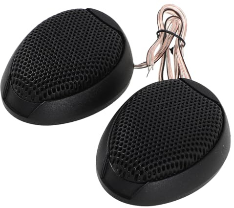 Gatuida Car Tweeter Speakers Unique Pebble Shape Tweeter for Car Audio System Easy Install Enhance High Frequencies Accessories
