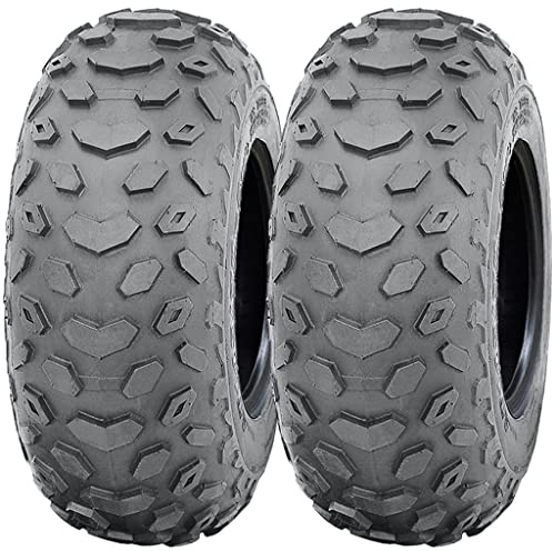 Parnells - 2 Stück Schlauchlose Atv-Reifen 19 x 7,00-8 - 4-Lagig Wanda P330 - Durchmesser 480 mm, 166 mm Breite, 100 kg, 100 Km/H - E-Geprüft, Straßenzulassung.