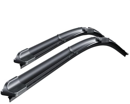 Mossa Escobillas limpiaparabrisas para la luna delantera adecuadas para Citroen C4 I (11.2004-09.2010) - escobillas plana Premium