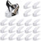 BIGLUFU Organizadores Zapatos 20 Piezas, Soporte de Calzado de Altura Ajustable, Zapatero Simple, Ordenar Zapatos Dentro Armario, Adecuada para Mujeres y Hombres, Ahorra Espacio(Blanco)