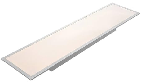 Lindby LED Panel Stenley (Modern) in Weiß (1 flammig,) - Bürolampe Deckenlampe Deckenleuchte Lampe Küchenleuchte