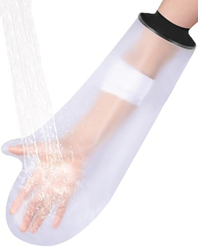 HKF HO KI HO Wasserdichte Gipsabdeckung, für Erwachsene, auch für Bandagen und Wunden, weiche und wiederverwendbare wasserdichte Protektoren beim Gips und Anziehen während der Dusche und des Bades