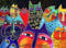 Adult Jigsaw 5000 Pieces Color Cat Friends Relaxing Jigsaw Brain Teasers