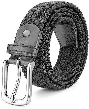 CALIYO Gürtel Damen & Herren, Flechtgürtel, Verstellbarer Elastischer Gürtel für Unisex