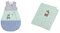 Sterntaler Funktionsschlafsack für Kleinkinder, Esel Emmi, Ganzjährig, Wärmeregulierung, Reißverschluss, 90 cm, Blau/Mehrfarbig & Plüschdecke Esel Emmi, ab der Geburt, 75 x 100 cm, Türkis/Mehrfarbig