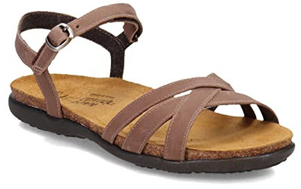 NAOT Damen Patricia Sandale, Ölige Rinde, 7-7.5 Narrow