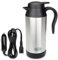 HEYNER® Reisewasserkocher 24V Auto elektr. Wasserkocher Reise Edelstahl Elektrisch Warmhaltefunktion 700ml Heizbecher I Auslaufsicher Tragbar