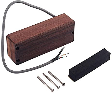 BESSTUUP Micro pour basse électrique 4 cordes double bobinage, 97 mm x 37