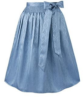 Stockerpoint Corinna Damen Midi Dirndlschürze, hellblau, 52-56