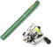 Lixada Angelausrüstung, Mini Angel mit Angelrolle, 1M / 1.4M/1.6M Tasche Faltbare Angelrute Reel Combo, Mini Pen Angelrute Kit, 7 Farben Mini Taschenstift Angelrute
