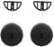 Tiardey Lot de 2 bouchons de réservoir d'huile pour tronçonneuse STIHL MS180 MS170 018 017 MS 180 170 Pièces de rechange pour tronçonneuse