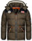 Geographical Norway Celian Men - Doudoune Homme Capuche - Chaude Matelassee Automne Hiver - Veste Manteau Chaud - Blouson Ski Coupe Vent Manches Longues Rembourrage - Parka Hommes (Kaki XXL)