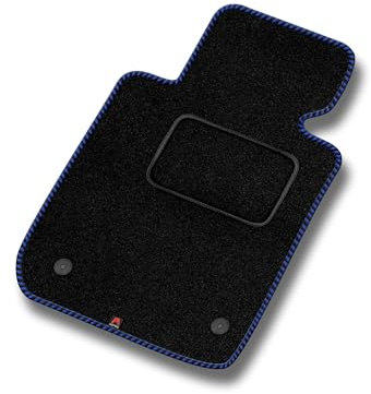 MOTOS Velours Standard Fahrermatte 1-teilig passend für BMW 3er E36 1990-2000 - Standard, Gewebt, Blau Fahrerseite - Erleben Sie neuen Fahrkomfort mit einem Velours-Fahrermatte passend für Ihr Auto